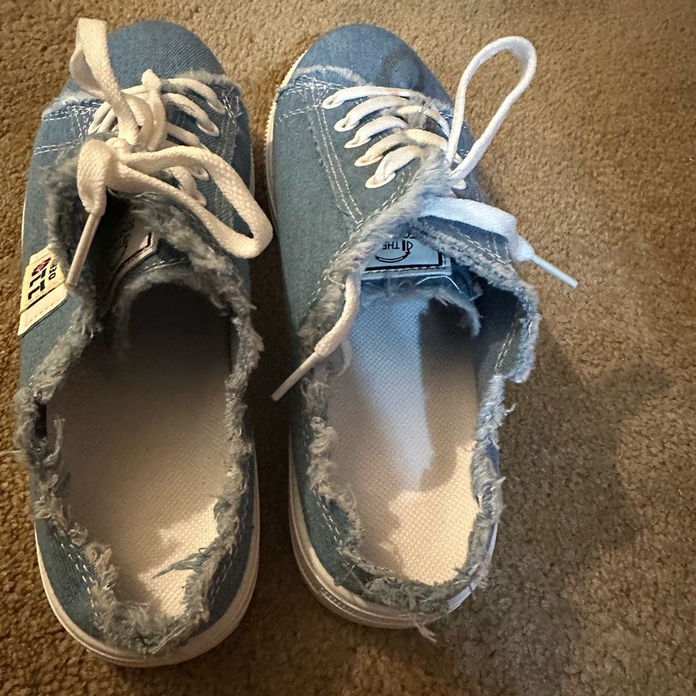 110 Denim Mule Sneakers size 8.5 - Picture 4 of 9